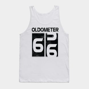 Oldometer Happy Birthday 66 Years Old Was Born In 1954 To Me You Papa Dad Mom Brother Son Husband Tank Top